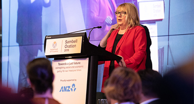 Jenny Macklin delivering the Sambell Oration