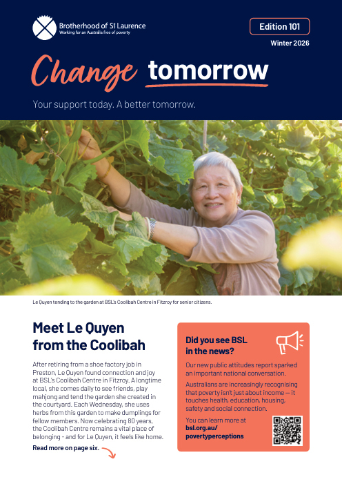 Change tomorrow Summer/Autmn 2026