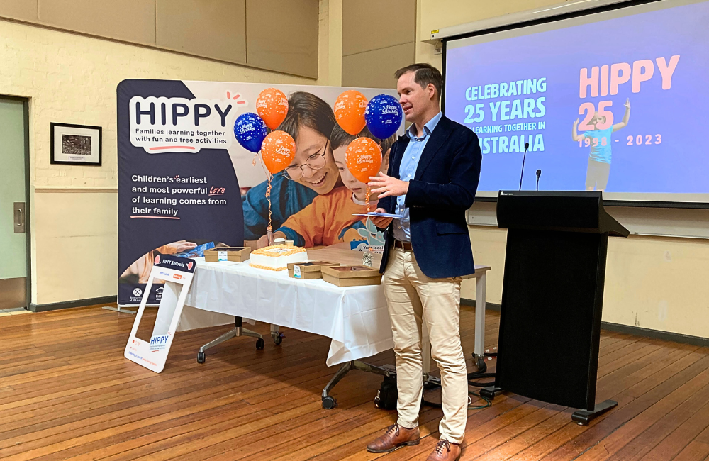 BSL Executive Director, Travers McLeod, spoke about HIPPY, BSL’s early years agenda and the connection to Strategy 2030.