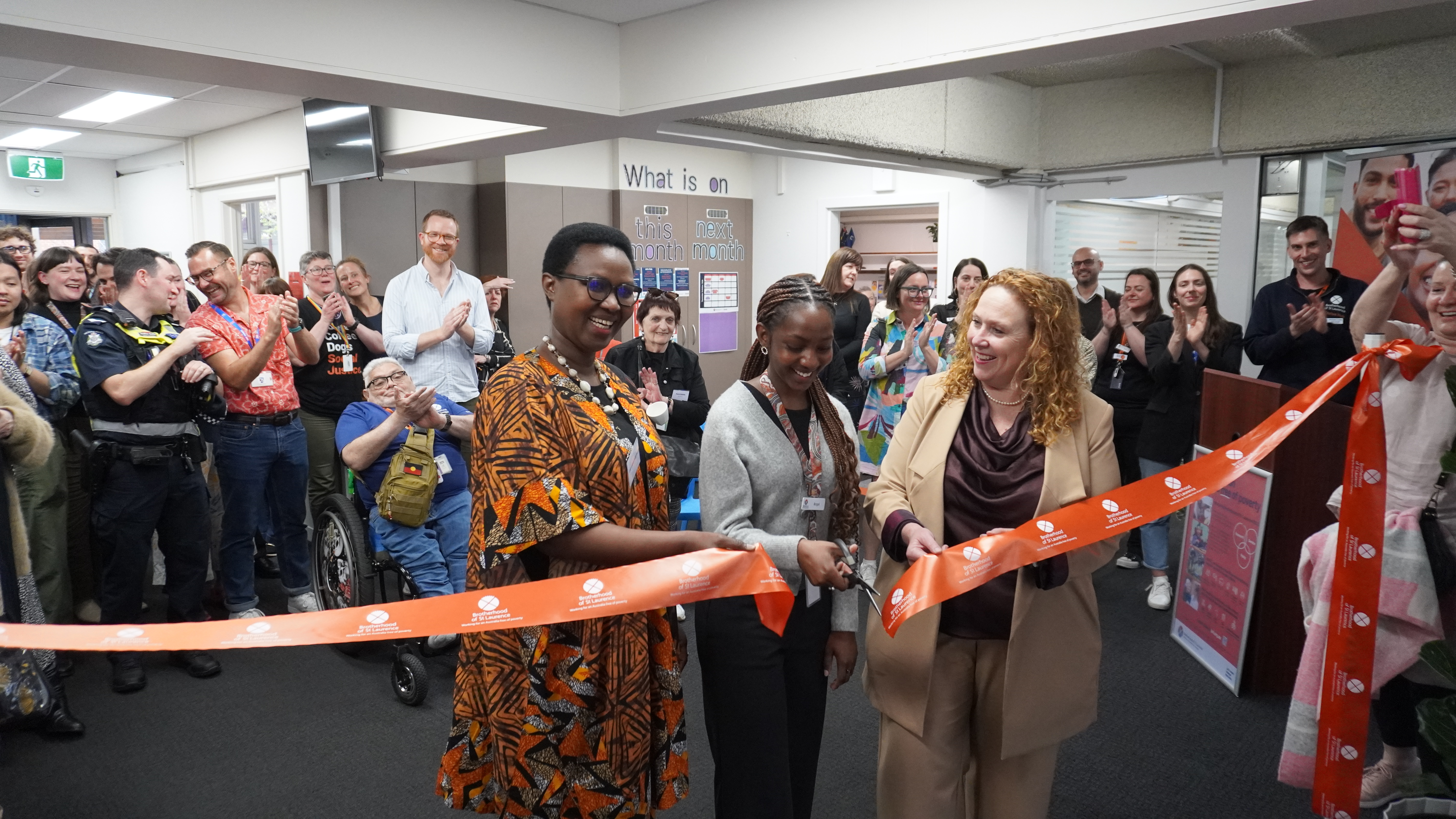 Ribbon cutting