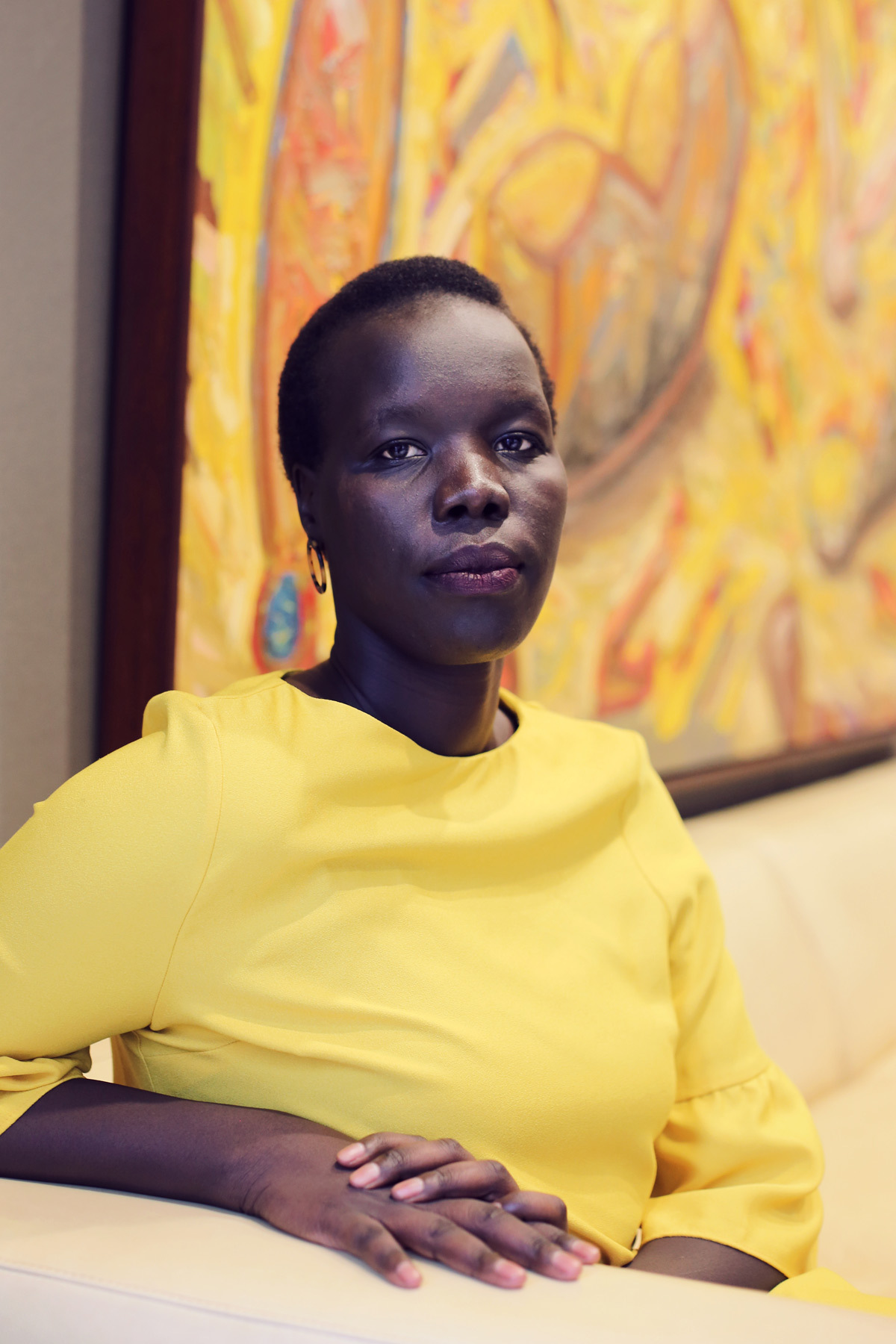 A woman from Northern Kenya poses for the camera