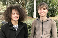 Creating Futures for Youth participants Nathan and Zac