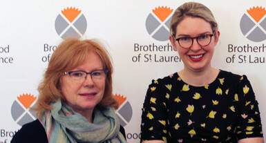 Executive Director Conny Lenneberg with Senior Research Fellow, Social Policy, Danielle Thornton