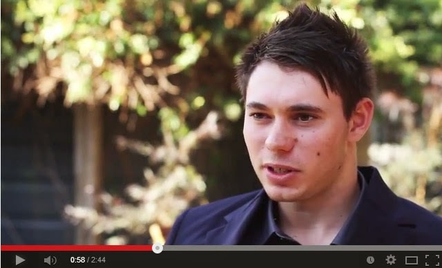 Screenshot of Kevin's video