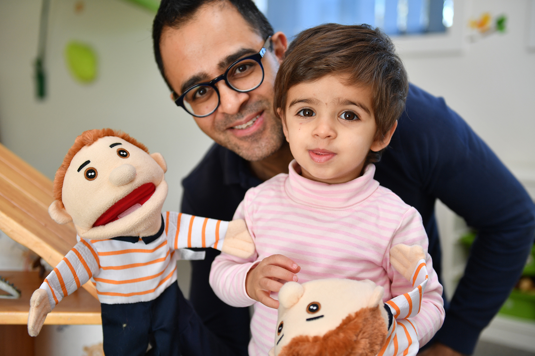 Dad with a child