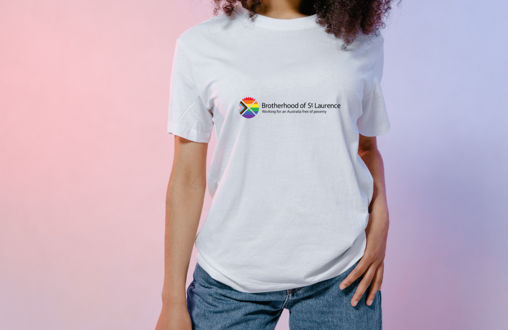 Bsl pride logo t shirt fn