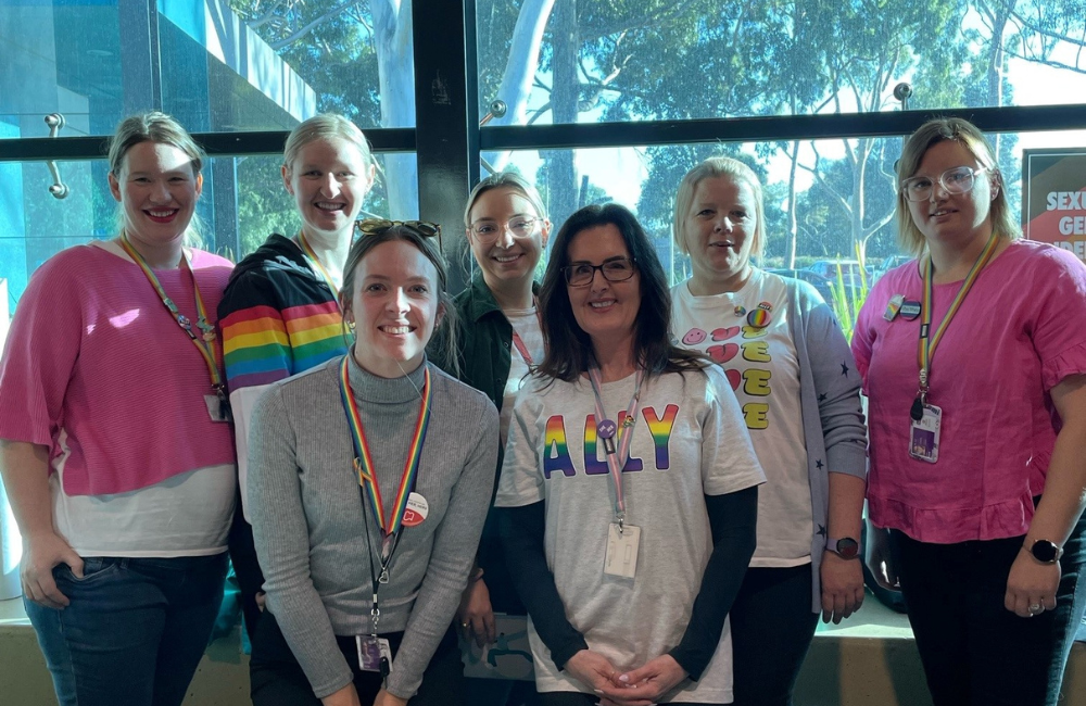 The Disability Services team at the Wyndham City Council's IDAHOBIT Day event.