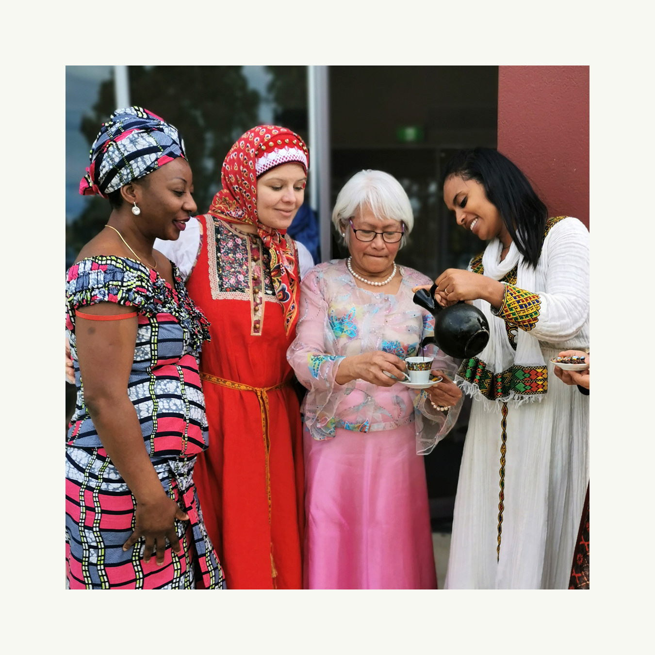 Stepping Stones to Small Business participants in traditional clothing