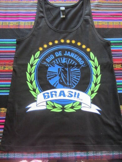 Verozzie tank top in black blue and green