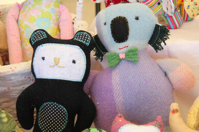 Two stuffed koala bear toys by Tugu Designs